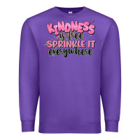 Purple kindness is free sprinkle it everywhere Premium Sweatshirt - JahusDesignShop