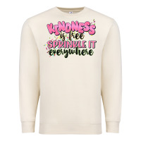 Sandshell kindness is free sprinkle it everywhere Premium Sweatshirt - JahusDesignShop