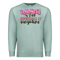 Seafoam kindness is free sprinkle it everywhere Premium Sweatshirt - JahusDesignShop