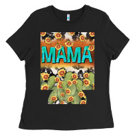 Black Western Mama can cooler Mother's Day Ladies Tee - HowdyJamesFarm