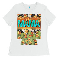 White Western Mama can cooler Mother's Day Ladies Tee - HowdyJamesFarm