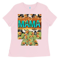 Bubblegum Pink Western Mama can cooler Mother's Day Ladies Tee - HowdyJamesFarm