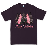 Plum pink merry christmas Premium Tee - CowGirlArtShop