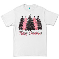 White pink merry christmas Premium Tee - CowGirlArtShop