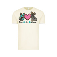 Vintage Arctic peace love frenchie Vintage Tee - RanaPortraitStore