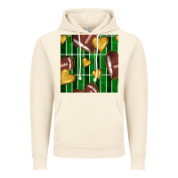 Vintage Artic american football field and hearts seamless pattern Vintage Hoodie - BundleAndBundleShop