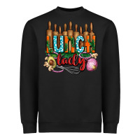 Black lunch lady with onions Heavyweight Sweatshirt - AdoDesignShop