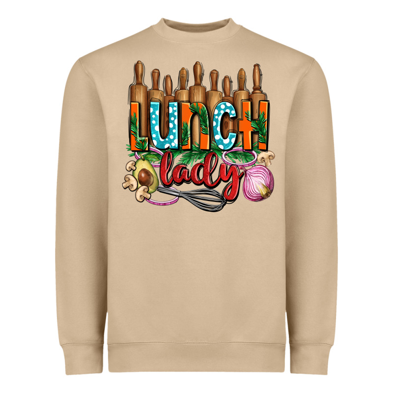 Lunch Lady With Onions Heavyweight Sweatshirt by AdoDesignShop | Teevron