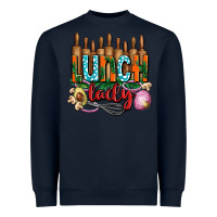 Navy lunch lady with onions Heavyweight Sweatshirt - AdoDesignShop