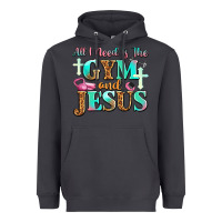 Smoke all i need is the gym and jesus Heavyweight Hoodie - JahusDesignShop