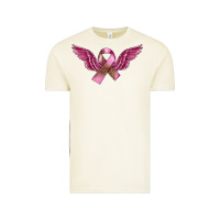 Vintage Arctic Breast Cancer ribbon with angel wings Vintage Tee - FaDigitalArtStudio