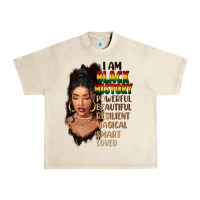 Sandshell I am black history black girl Urban Heavy Tee - FaDigitalArtStudio