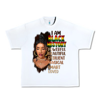 White I am black history black girl Urban Heavy Tee - FaDigitalArtStudio