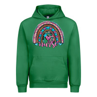 Emerald leopard cowhide nurse rainbow Urban Hoodie - JahusDesignShop