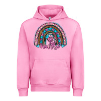 Fuchsia Pink leopard cowhide nurse rainbow Urban Hoodie - JahusDesignShop