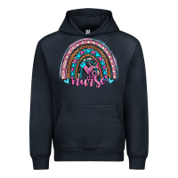Navy leopard cowhide nurse rainbow Urban Hoodie - JahusDesignShop