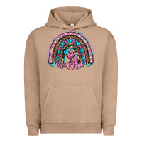 Pigment Burro leopard cowhide nurse rainbow Urban Hoodie - JahusDesignShop