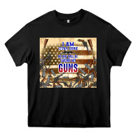 Black no one will be taking my guns Heavy Core Tee - TumblerDesignByShophia