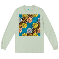 Matcha american football medal with leopard Long Sleeve Tee - BundleAndBundleShop