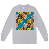 Moon Dust american football medal with leopard Long Sleeve Tee - BundleAndBundleShop