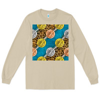 Mushroom american football medal with leopard Long Sleeve Tee - BundleAndBundleShop