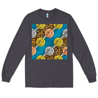 Smoke american football medal with leopard Long Sleeve Tee - BundleAndBundleShop