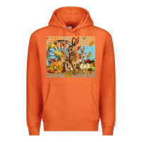 Carrot fall rabbit  mousepad Premium Hoodie - LillyAllenDesigns