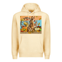 Pina Colada fall rabbit  mousepad Premium Hoodie - LillyAllenDesigns
