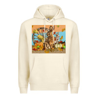 Sandshell fall rabbit  mousepad Premium Hoodie - LillyAllenDesigns