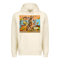 Tofu fall rabbit  mousepad Premium Hoodie - LillyAllenDesigns