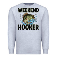 Heather Grey weekend hooker Premium Sweatshirt - JahusDesignShop