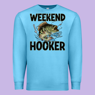 Weekend Hooker Premium Sweatshirt Designed By Jahusdesignshop