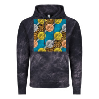 Cloud Black american football medal with leopard Vintage Hoodie - BundleAndBundleShop