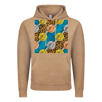 Vintage Coffee american football medal with leopard Vintage Hoodie - BundleAndBundleShop