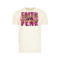Vintage Arctic Faith over fear  Breast Cancer Awareness Vintage Tee - FaDigitalArtStudio