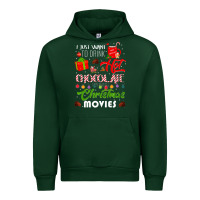 Forest Green i just want to drink hot chocolate watch christmas movies premium Urban Hoodie - baoMotion