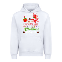 White i just want to drink hot chocolate watch christmas movies premium Urban Hoodie - baoMotion