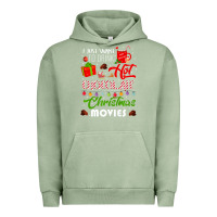 Pigment Oil Green i just want to drink hot chocolate watch christmas movies premium Urban Hoodie - baoMotion