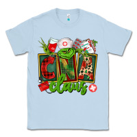 Dusty Blue cna  certified nursing assistant claus Classic Tee - CowGirlArtShop