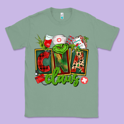Cna  Certified Nursing Assistant Claus Classic Tee Designed By Cowgirlartshop