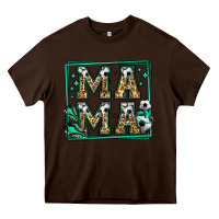 Chocolate Brown soccer mama Heavy Core Tee - Jasminsmagicworld