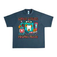 Midnight Navy Coffee Scrubs And Prophy Paste Dentist Coffee Urban Heavy Tee - FaDigitalArtStudio