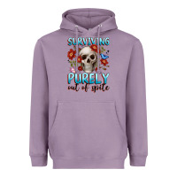 Lavender surviving purely out of spite Heavyweight Hoodie - JahusDesignShop