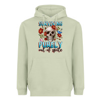 Matcha surviving purely out of spite Heavyweight Hoodie - JahusDesignShop