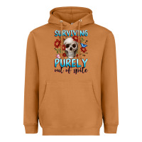 Meerkat surviving purely out of spite Heavyweight Hoodie - JahusDesignShop