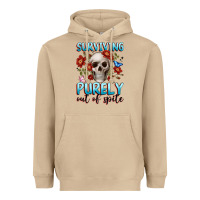 Mushroom surviving purely out of spite Heavyweight Hoodie - JahusDesignShop