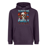 Plum surviving purely out of spite Heavyweight Hoodie - JahusDesignShop
