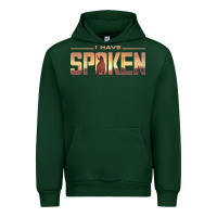 Forest Green i have spoken Urban Hoodie - baoMotion