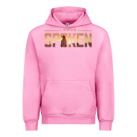 Fuchsia Pink i have spoken Urban Hoodie - baoMotion
