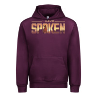 Mauve Wine i have spoken Urban Hoodie - baoMotion